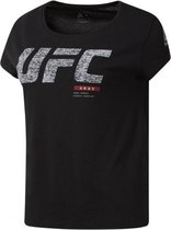 Reebok UfC Fight Shirt Zwart Dames