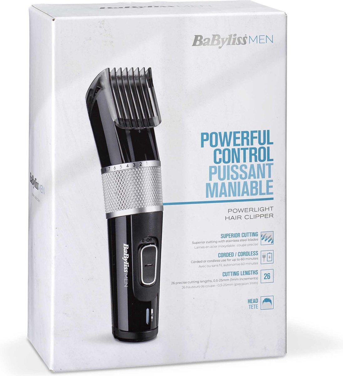 Babyliss for men powerlight pro hair clipper deals