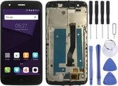 Lcd-scherm en digitizer volledige montage met frame voor ZTE Blade V8 Lite (zwart)