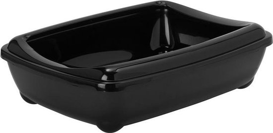 Flamingo Kattenbak Nesta Classic M 38X50X14Cm – Zwart