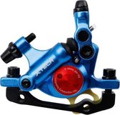 ZOOM HB100 Mountainbike Hydraulische remklauw Vouwfiets Kabeltrek Hydraulische schijfremklauw, stijl: voorzijde (blauw)