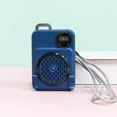 DM-45 Student Outdoor Hanging Neck USB-ventilator Draagbare mini-handventilator (donkerblauw)