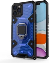 Voor iPhone 12 Pro Space PC + TPU beschermhoes (blauw)