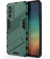 Voor Samsung Galaxy A82 5G Punk Armor 2 in 1 PC + TPU schokbestendig hoesje met onzichtbare houder (groen)