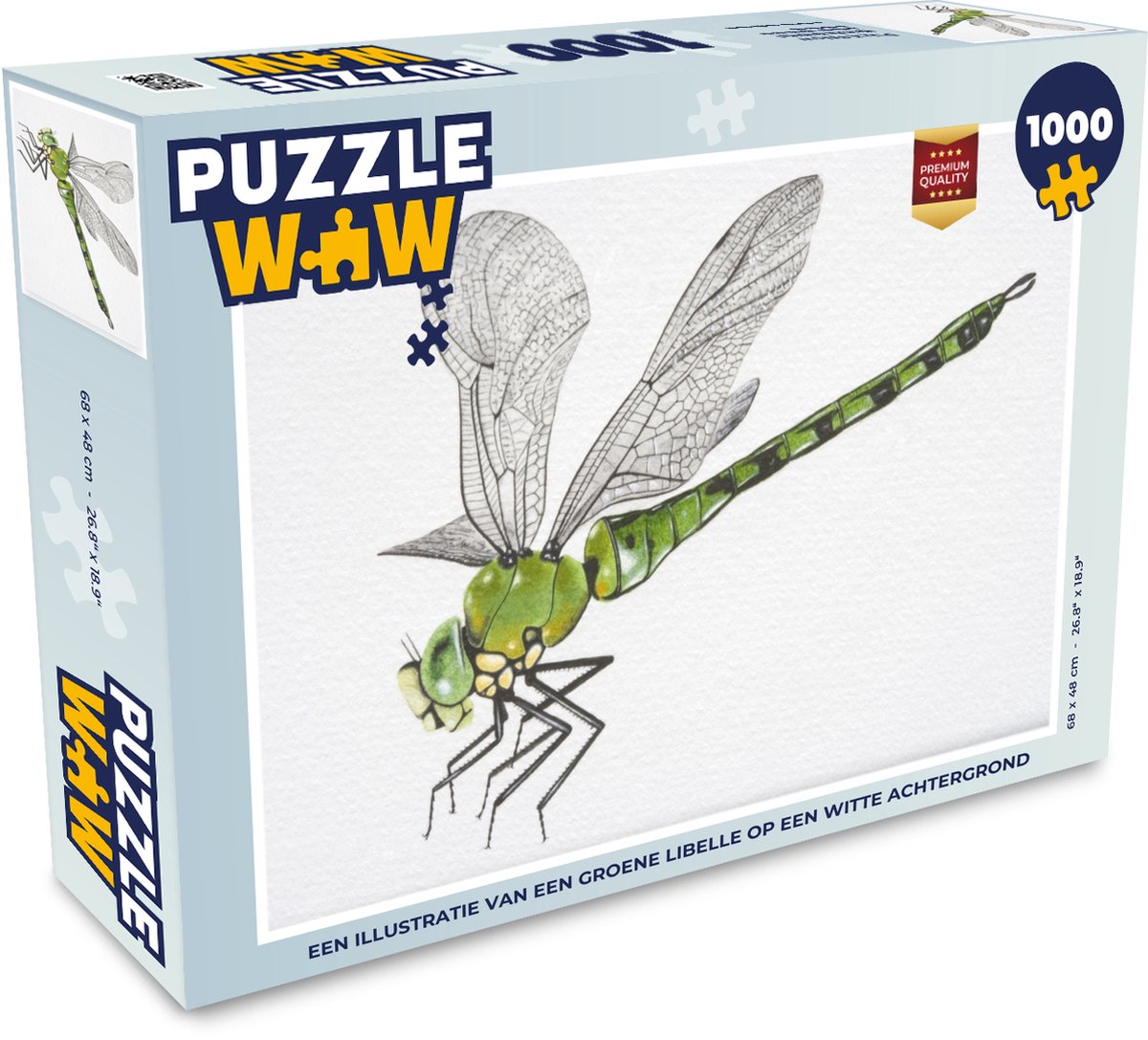 Puzzel een groene libelle - Legpuzzel - Puzzel 1000 stukjes volwassenen |  bol.com