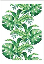 Tropical Leaves 2  (29,7x42cm) - Wallified - Tropisch - Poster - Print - Wall-Art - Woondecoratie - Kunst - Posters