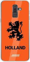 6F hoesje - geschikt voor Samsung Galaxy J8 (2018) -  Transparant TPU Case - Nederlands Elftal - Holland #ffffff