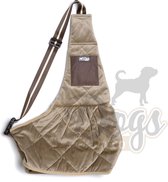 Dogs&Co Draagtas Hond - Beige - Hondentas 64x45 cm - MAAT L