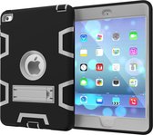 Apple iPad Mini 5 7.9 (2019) Hoes - Mobigear - Shockproof Serie - Hard Kunststof Backcover - Zwart / Grijs - Hoes Geschikt Voor Apple iPad Mini 5 7.9 (2019)