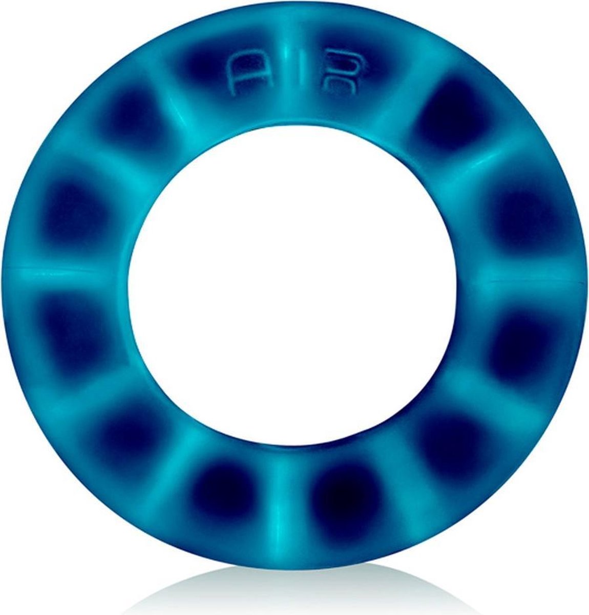 Oxballs - Axis - Ribbed Cockring - Blue Ice