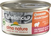 Almo Nature Natvoer voor Katten- Holistic Maintenance Mousse - Ham - 24 x 85 gram