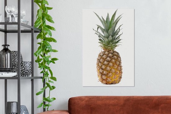 Toile ananas verticale 40x60 cm - Tirage photo sur toile (Décoration murale salon / chambre)