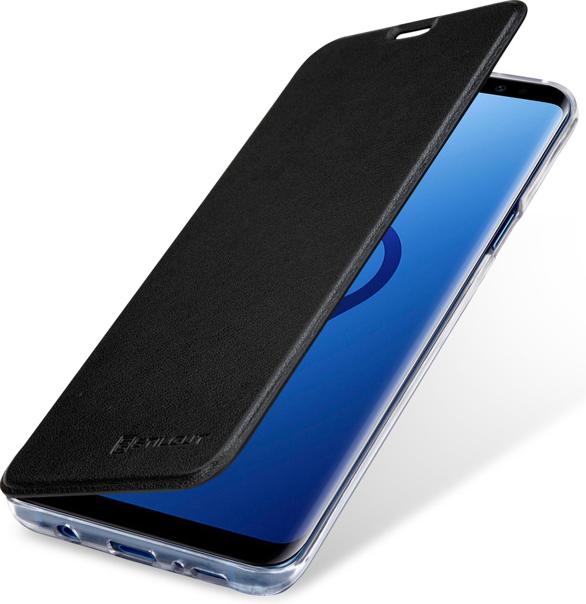 Stilgut - Telefoonhoesje - Bescherming - Zwart/transparant- Samsung Galaxy s9+