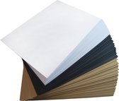 Hobbypapier Wit - Zwart - Kraft / Pakket A4 x 600 vellen - 110grams