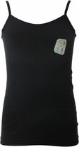 HL-tricot meisjes hemd - 128 - Zwart