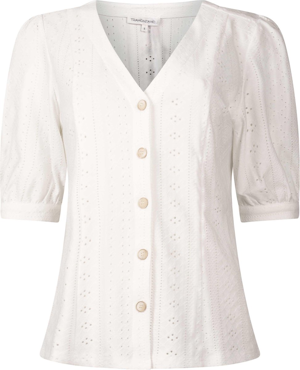 Tramontana Jersey Broderie Dames Blouse Maat S bol