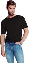 Mewa- T-shirt- Sprint- vegan zijde- zwart XXL