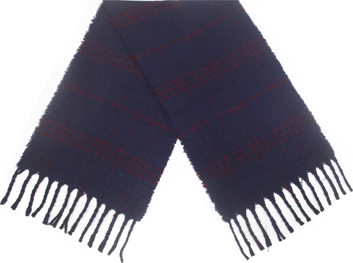 Cwi Sjaal - Streepjes - Dames - 180 X 50 Cm - Blauw