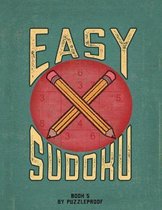 Easy Sudoku Puzzle Book For Adults - With Solutions - Large Print - Book 5