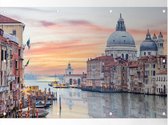 Skyline van Venetië met het Canal Grande - Foto op Tuinposter - 225 x 150 cm