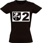 U2 Dames t-shirt | Zwart