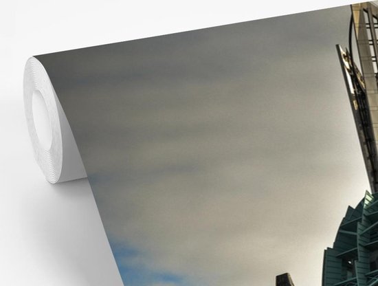 Papier peint photo en vinyle - Bâtiments gouvernementaux et bâtiments résidentiels au centre de La Haye largeur 360 cm x hauteur 240 cm - Tirage photo sur papier peint (disponible en 7 tailles)