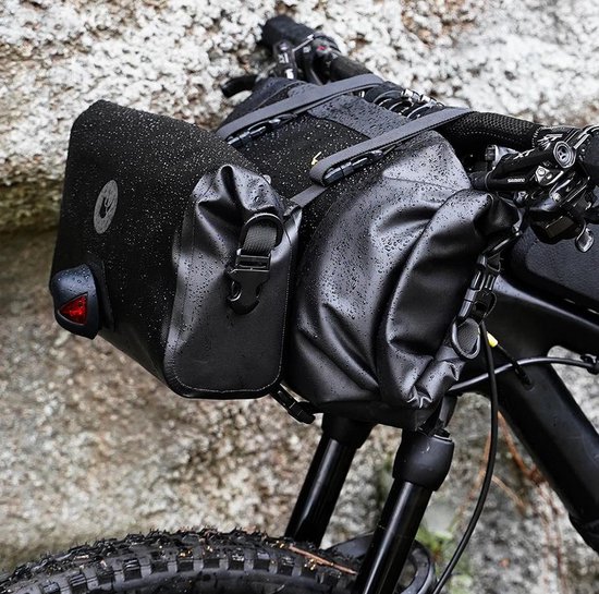 meesterwerk radiator Brouwerij Stuurtas Double Fiets - Bikepacking - Waterdichte Tas voor Racefiets of  Mountainbike -... | bol.com
