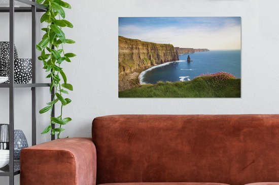 Kliffer of Moher en Irlande toile 2cm 90x60 cm - Tirage photo sur toile (Décoration murale salon / chambre)