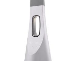 LED Bureaulamp met Ventilator - Tafelverlichting - Trion Venton - 5W - Aanpasbare Kleur - Dimbaar - Rechthoek - Mat Wit - Kunststof