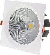 40W COB LED Downlight Vierkant Ø230x120mm