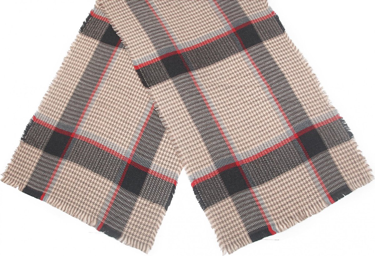 Cwi Sjaal - Dames 60 X 200 Cm - Beige/roze