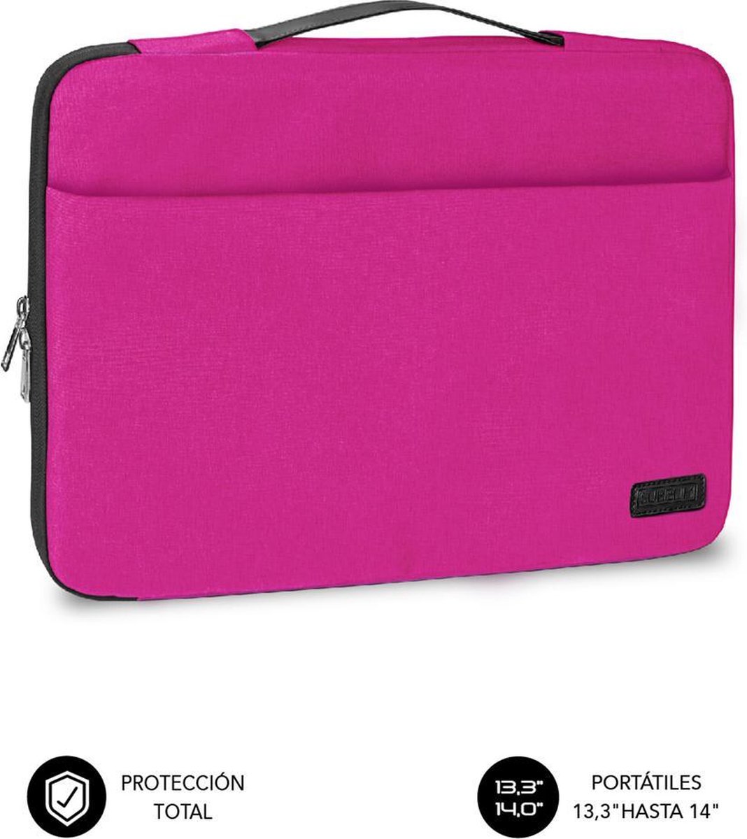 Laptop Case Subblim Funda Ordenador Elegant Laptop Sleeve 13,3-14" Pink