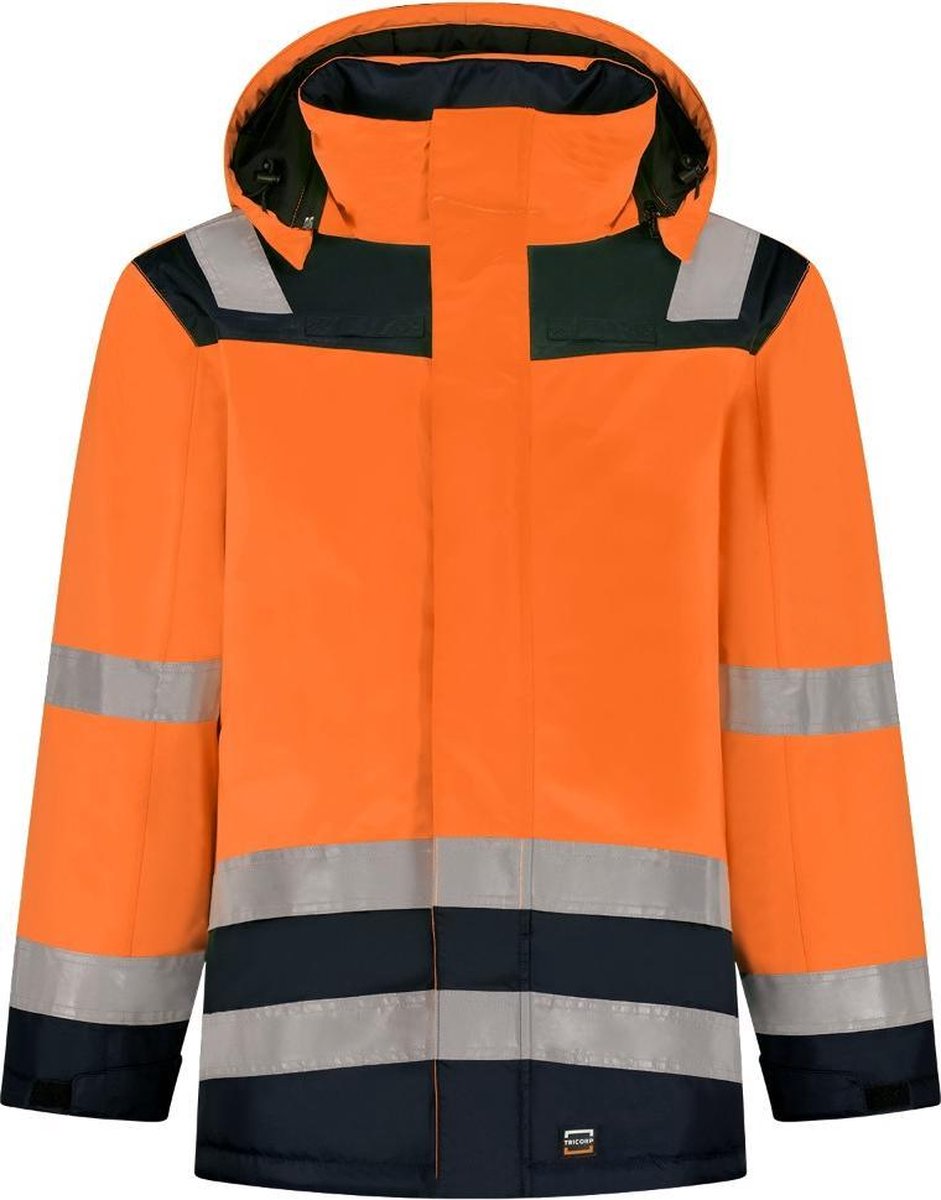 Tricorp Parka High Vis Bicolor 403020 - Mannen - Oranje/Ink - XS