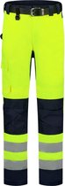Pantalon de travail Tricorp High Vis Bicolor Stretch 503011 - Homme - Jaune/Encre - 44