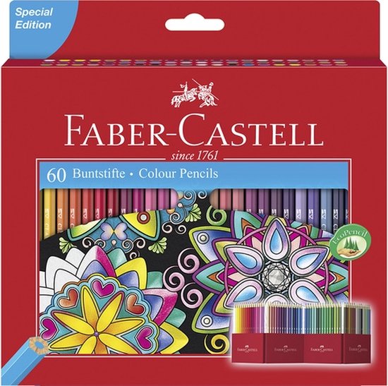Faber-Castell - Kleurpotloden - Castle - kartonetui - 60st. - FC-111260