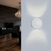 Witte Wandlamp Design LED Dubbel Beam IP54 6W - Wit licht