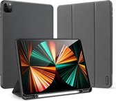 Dux Ducis Domo Apple iPad Pro 12.9 2021 Hoes Tri-Fold Book Case Zwart