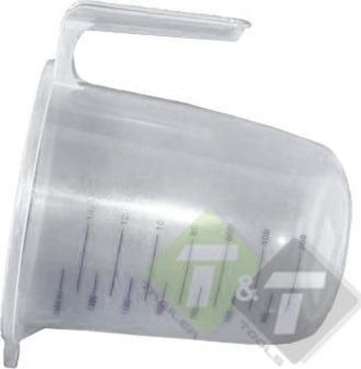 Maatbeker, 1500ml(1.5 Liter), plastic, 140mm breed, 160mm hoog