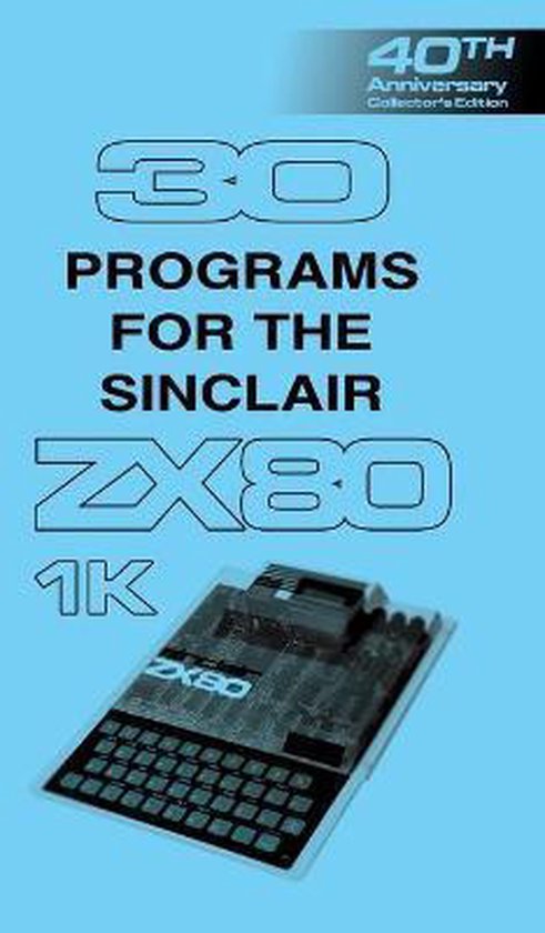 Retro Reproductions- 30 Programs for the Sinclair ZX80 - cover