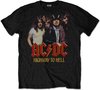 AC/ DC Tshirt Homme - S- Bande H2H Zwart