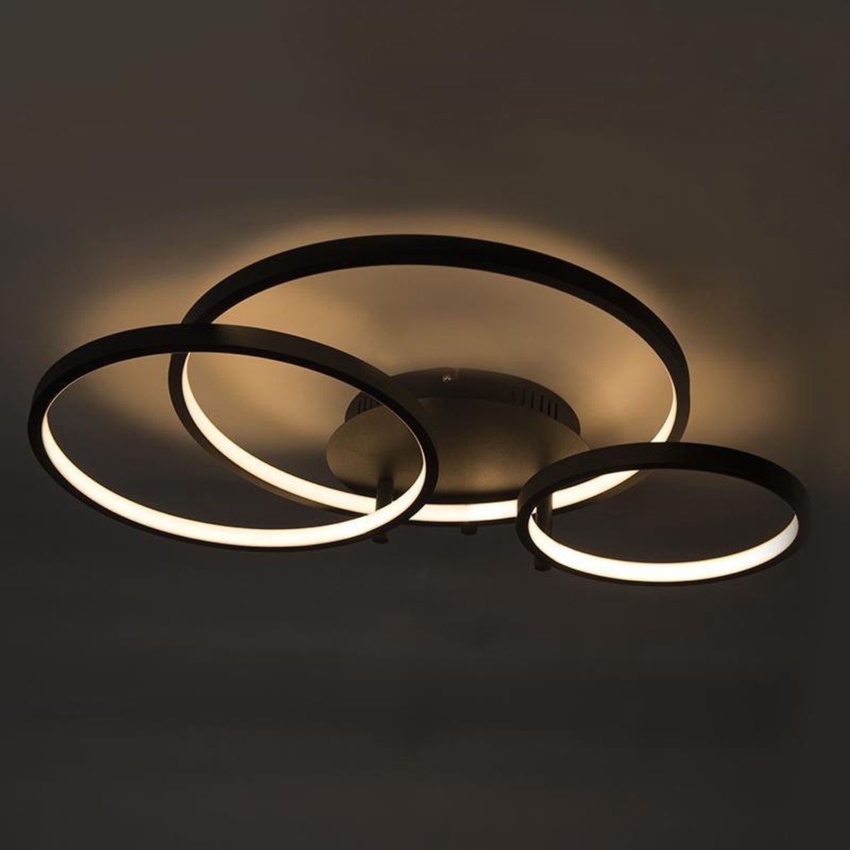 Vrijlating Specimen fragment QAZQA rondas - Moderne LED Dimbare Grote plafondlamp met Dimmer - 1 lichts  - L 770 mm... | bol.com
