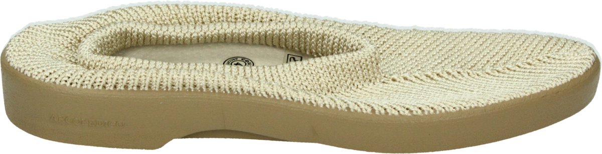 Arcopedico NEW SEC - Dames pantoffels - Kleur: Wit/beige - Maat: 42