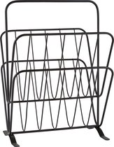 Tijdschriftenrek Metaal Zwart 51 cm