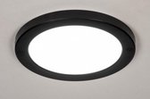 Lumidora Plafondlamp 73935 - Ingebouwd LED - 18.0 Watt - 1400 Lumen - 2700 Kelvin - Zwart - Wit - Kunststof - Badkamerlamp - ⌀ 22 cm