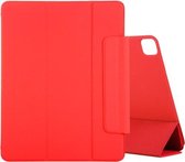 Voor iPad Pro 11 inch (2020) / Pro 11 2018 / Air 2020 10.9 Horizontale flip Ultradunne dubbelzijdige clip Actieve gesp Magnetische PU lederen tas met drie-vouwbare houder & slaap- / wekfuncti