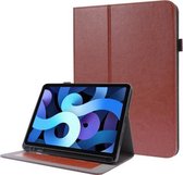 Voor iPad Pro 12,9 inch (2020) Crazy Horse Texture Horizontale Flip Leren Case met 2-vouwbare houder en kaartsleuf (bruin)