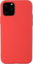 Schokbestendig Frosted TPU-beschermhoesje voor iPhone 12 mini (rood)