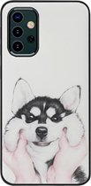 - ADEL Siliconen Back Cover Softcase Hoesje Geschikt voor Samsung Galaxy A32 - Husky Hond