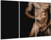 Peinture sur toile corps | Noir, sépia | 120x80cm 3 Liège