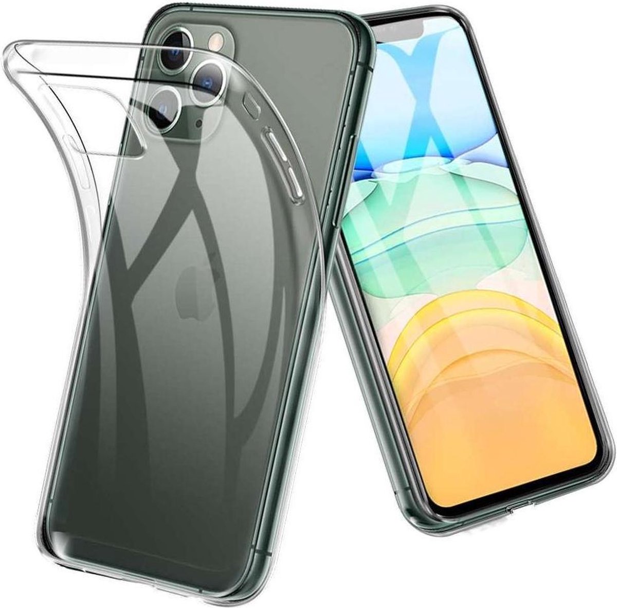 Just in Case Flexibel beschermend hoesje iPhone 11 Pro TPU clear case - Doorzichtig
